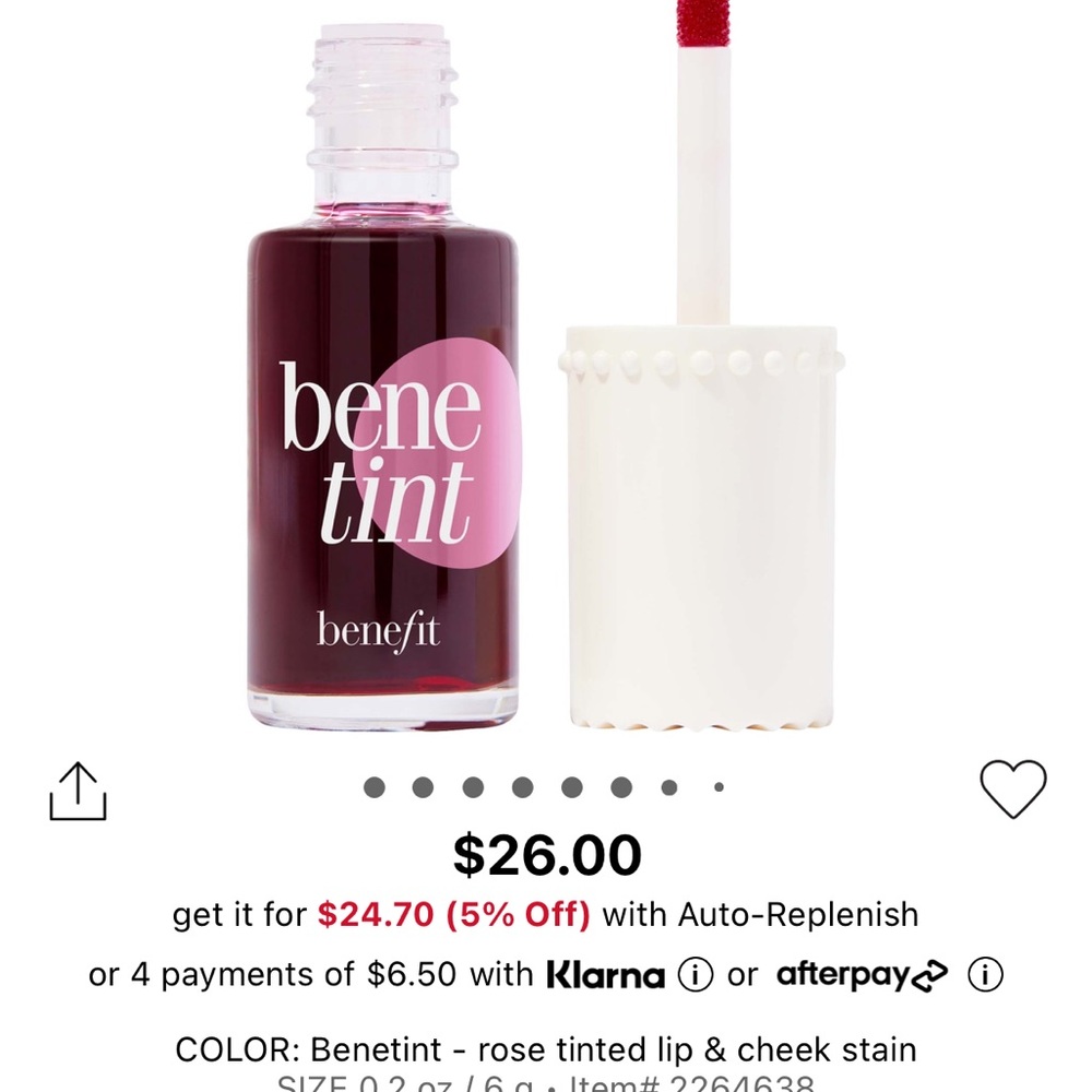 Benefit Benetint Lip & Cheek Stain